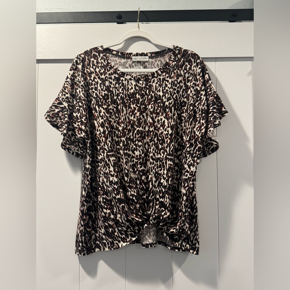 Leopard Print Women's Top